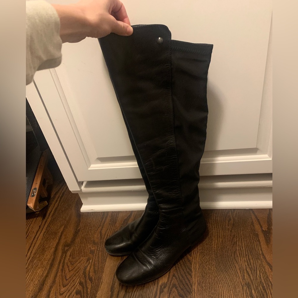 Vince Camuto Leather Over the Knee boots 8.5